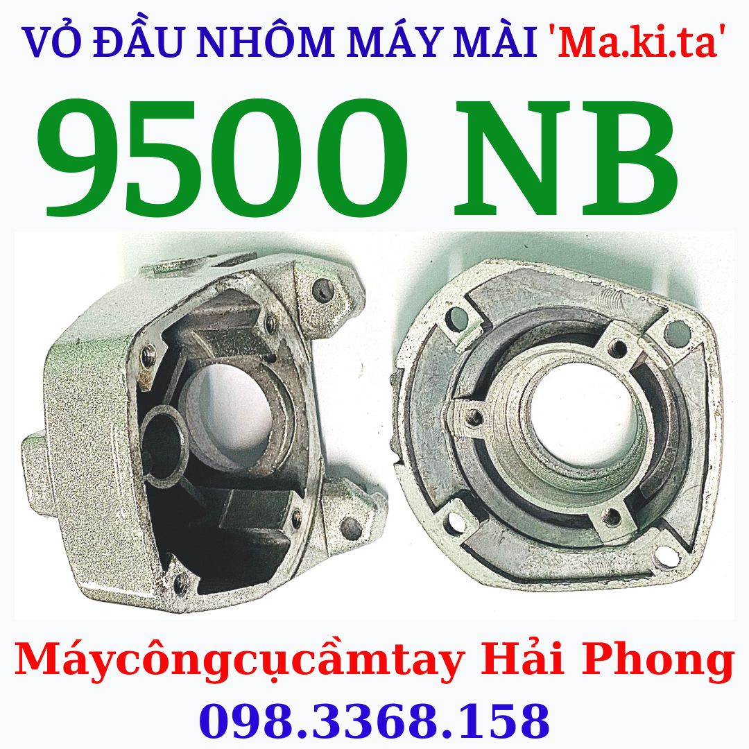 Vỏ đầu nhôm máy mài dùng cho 'Ma.ki.ta' mod. 9500 NB , 'DCA' mod. ASM02-100A , 'DongCheng' mod. DSM02-100A