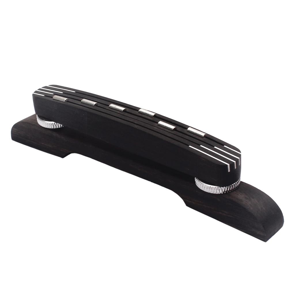 Sunnimix Nhạc Cụ Acoustic Accs Gỗ Mun Cầu 6 Đồng Chấm Bi Cho Hofner Guitar Nhạc Cụ Phần