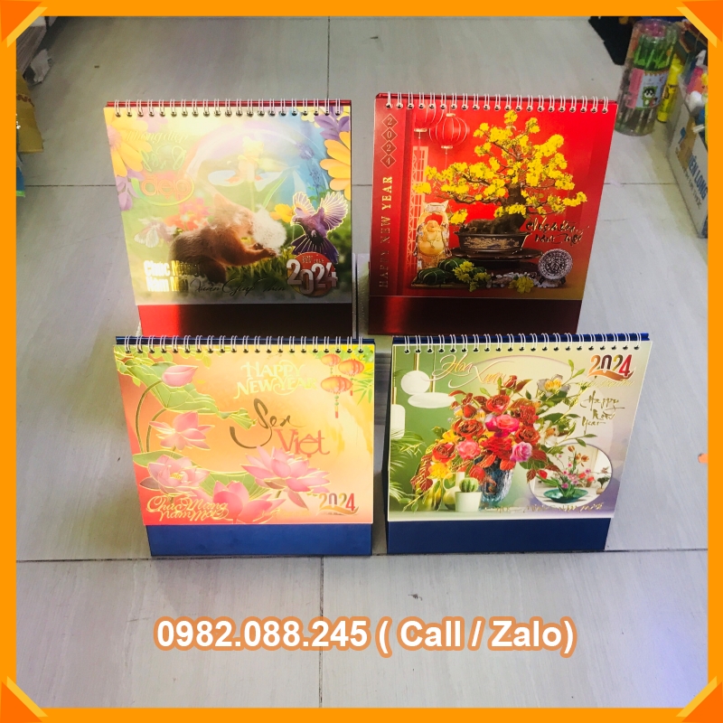 Lịch Để Bàn Chữ M 2024  - Mẫu Ngẫu Nhiên