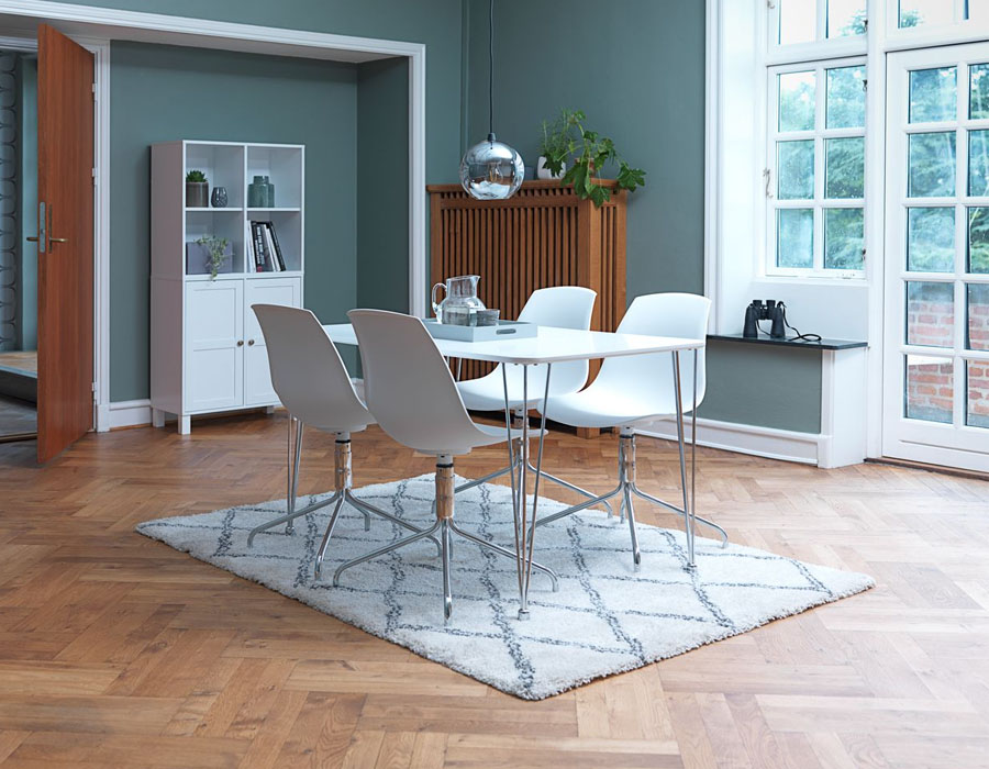 Kệ trưng bày | JYSK Skals | gỗ công nghiệp | trắng | R71xS35xC71/81cm