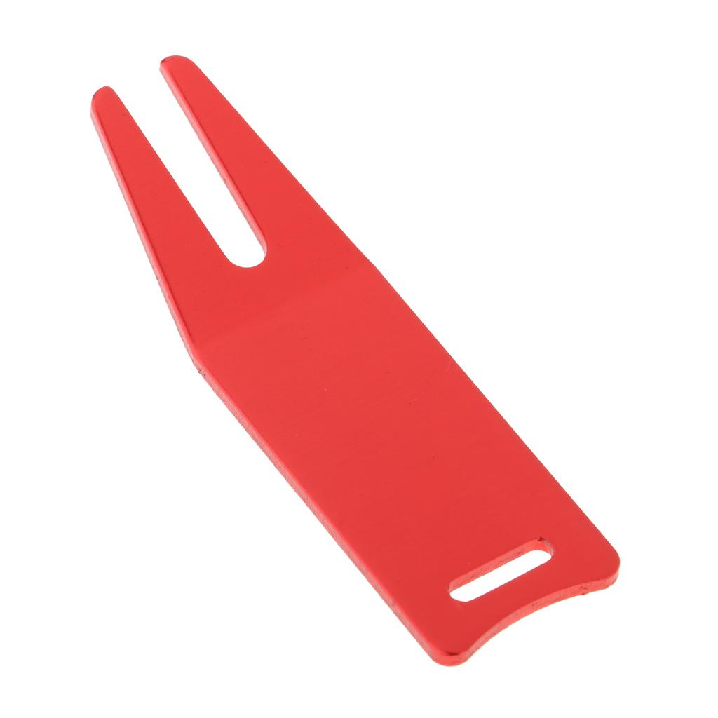 Alloy Golf Divot Repair Tool Fork Prongs for Putting Green Pitch Lawn Maintaining Fixing