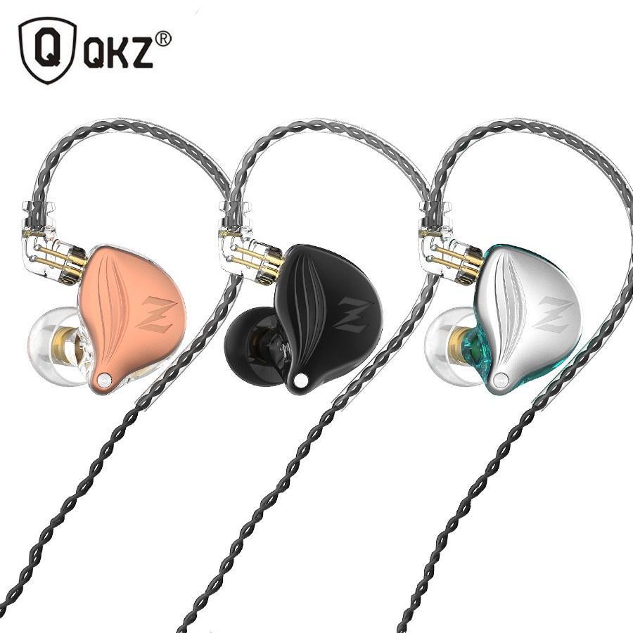 Tai Nghe Nhét Tai Qkz ZAX2 1DD HIFI Bass Chống Ồn Bằng Kim Loại Chất Lượng Cao