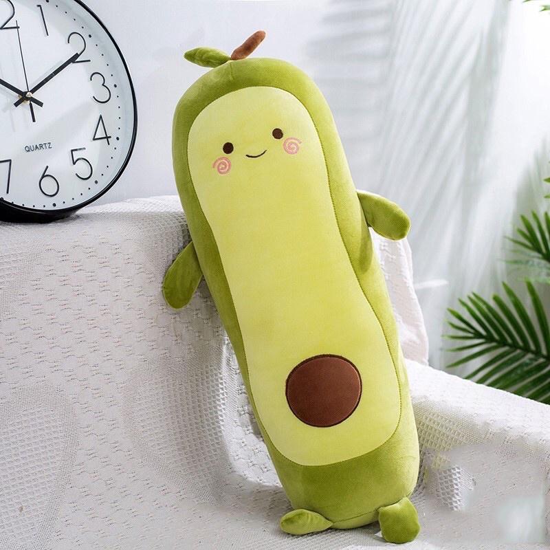 Gấu bông quả bơ dài nhồi bông size nhỏ 45 cm