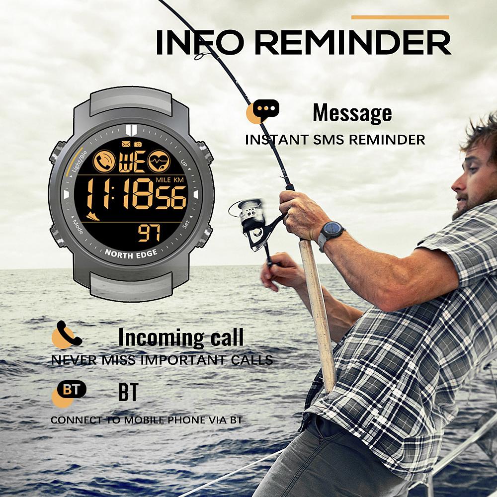 Đồng Hồ Thể Thao Thông Minh Nam Đo Nhịp Tim Chống Nước 50M