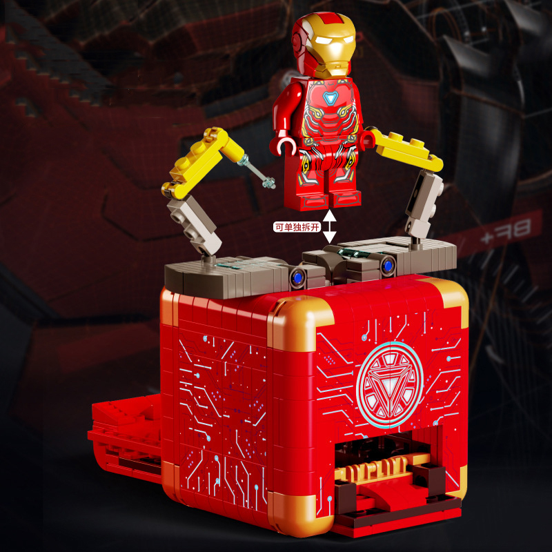 Đồ Chơi Lắp Ghép Xếp Hình Chiếc Hộp Bí Ẩn Thế Giới MineCráft, IrọnMan,SuperMariọ World Mystery Box Với 500+ Mảnh Ghép