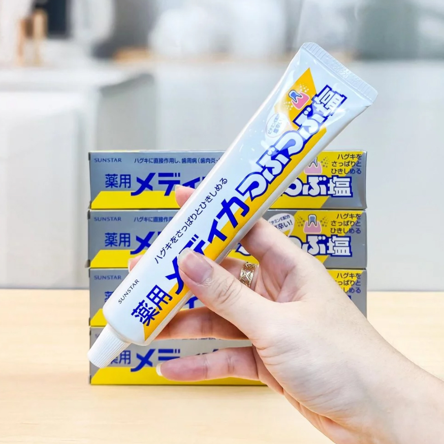 Kem đánh răng muối Sunstar bảo vệ răng nướu chắc khỏe Nhật Bản 170g