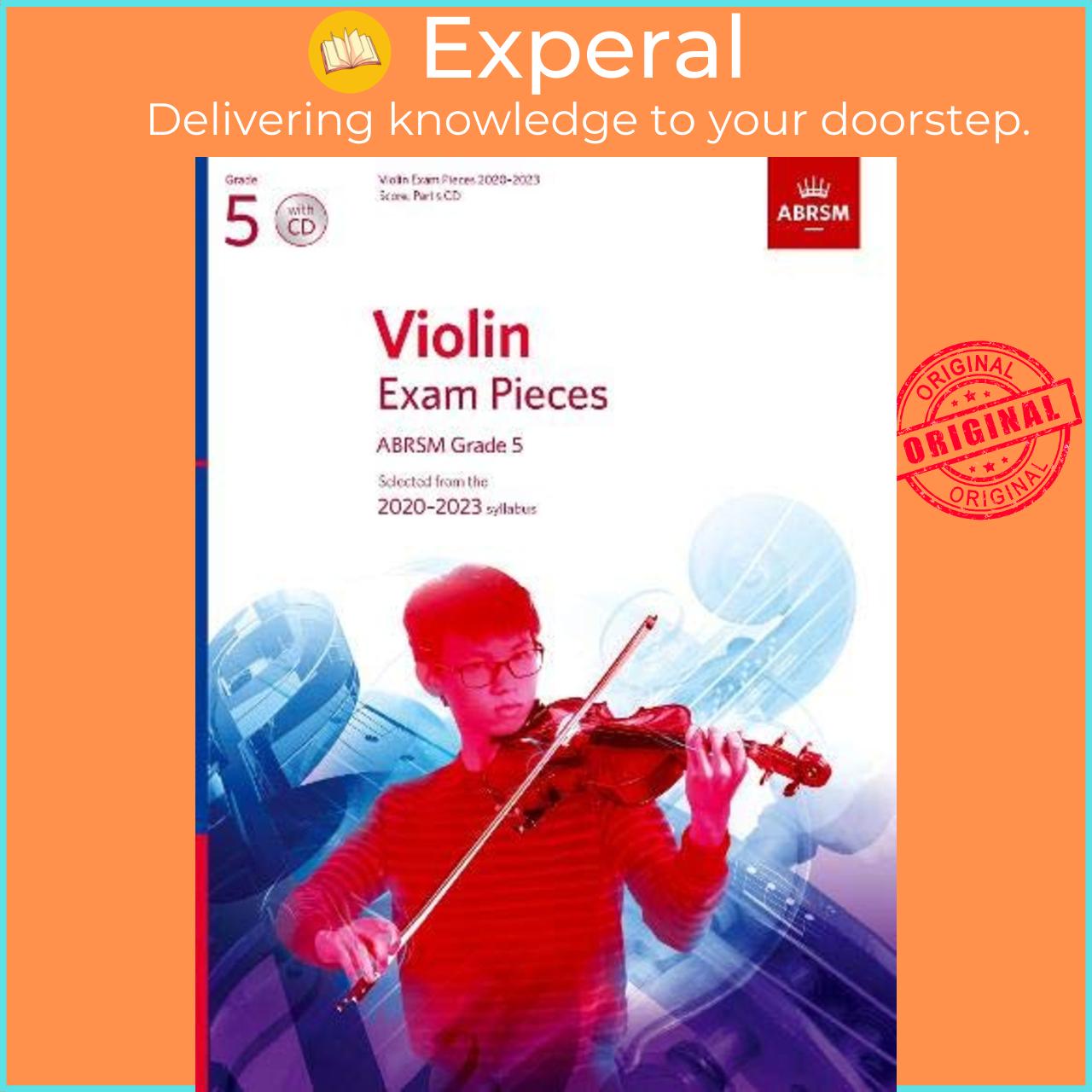 Sách - Violin Exam Pieces 2020-2023, ABRSM Grade 5, Score, Part & CD : Selected from th by ABRSM