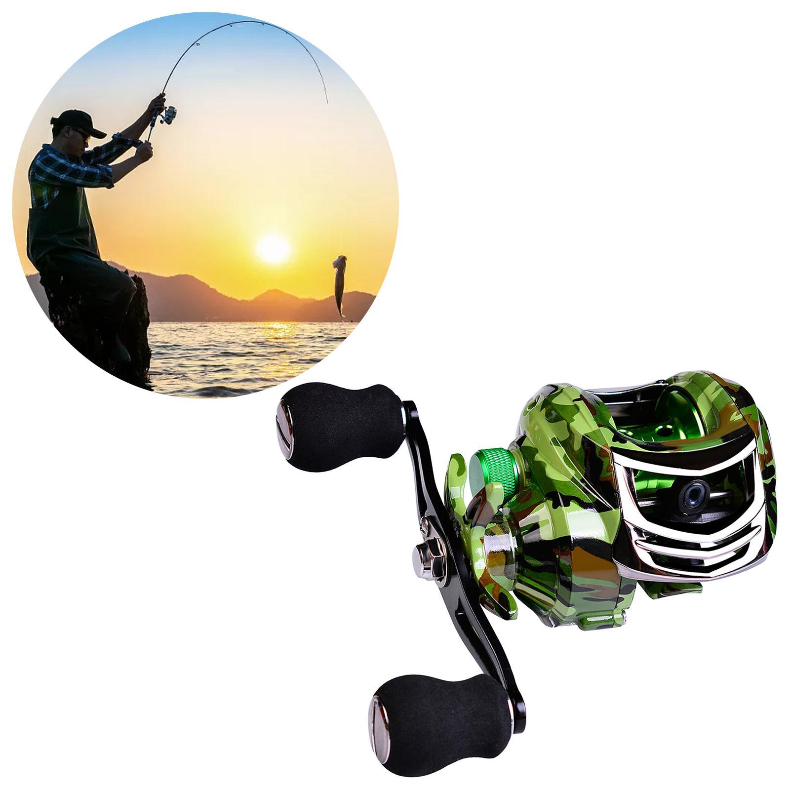 Baitcasting Reels 7:2:1 Fishing Reel 18+ Bearings for Salmon Catfish Right