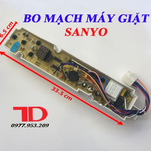 Bo mạch dành cho máy giặt SANYO 4 Nút S80VT hàng thay thế