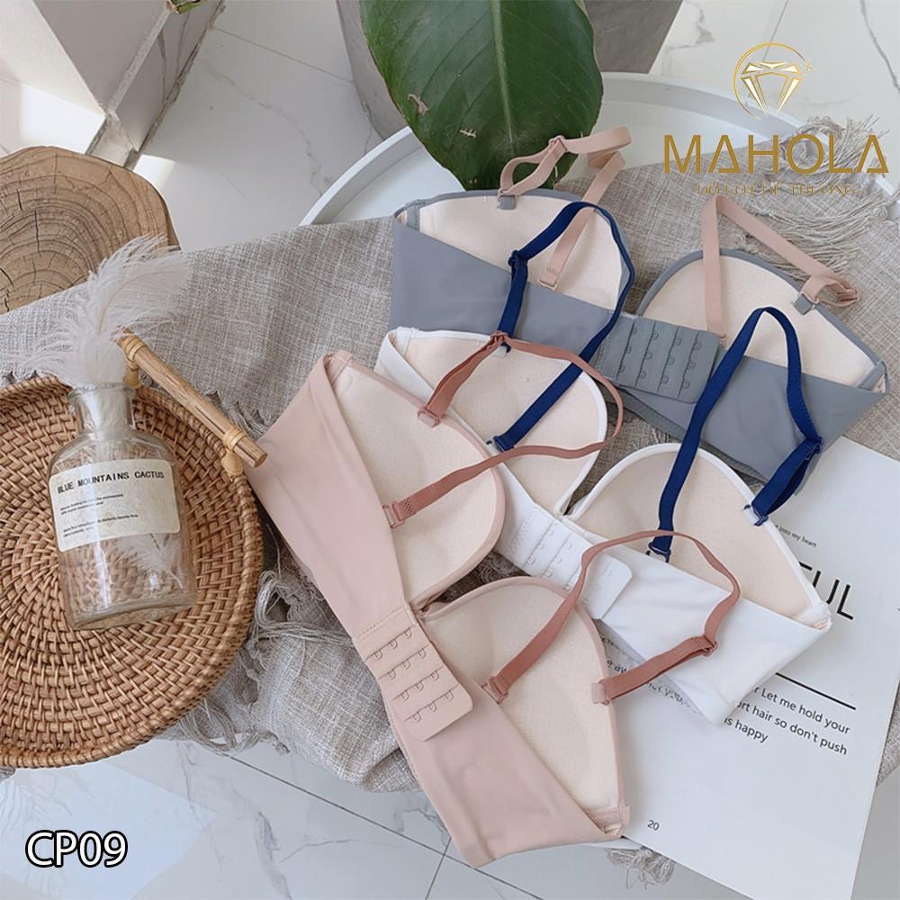 Áo Cup Lót Mút Vừa Su không Gọng Màu Trơn Nâng Ngực Tự Nhiên Mahola CP09