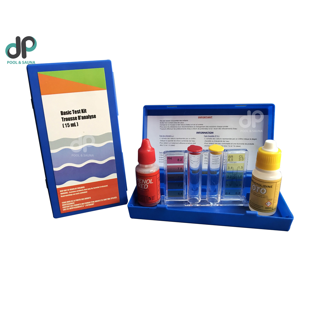 Bộ thử PH và CLO nước hồ bơi 2 trong 1 - Basic Test Kit Trousse D'analyse
