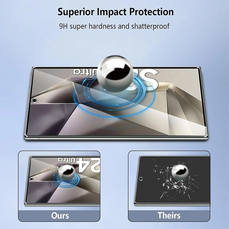 Cường lực cho Samsung S24 Ultra | S24 Plus hãng TOTU chuyên kính cường lực full màn hình 9H bảo về toàn diện chống bễ vở màn hình - Hàng chính hãng