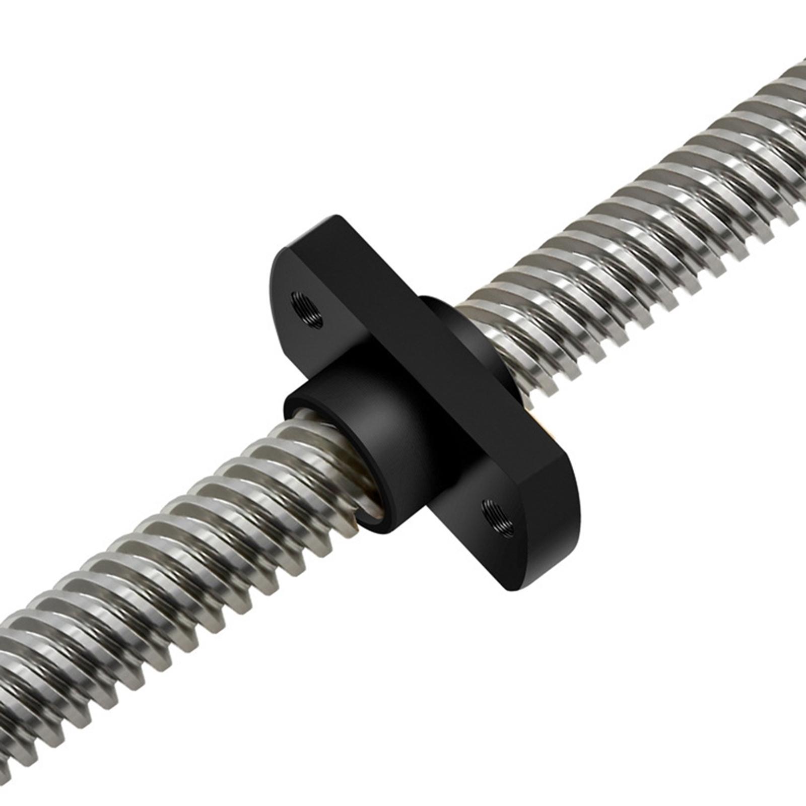 T8 Lead Screw 8mm Lead Screw 2mm Pitch Upgrade Parts T8 Nut Trapezoidal Screw Pom Nut for 8mm Diameter Z Axis 3D Printer Parts Accessory