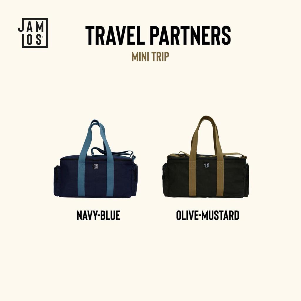 Jamlos Mini Trip Duffle - Túi hộp du lịch tập gym vải canvas nhiều ngăn xách tay đeo chéo thời trang năng động