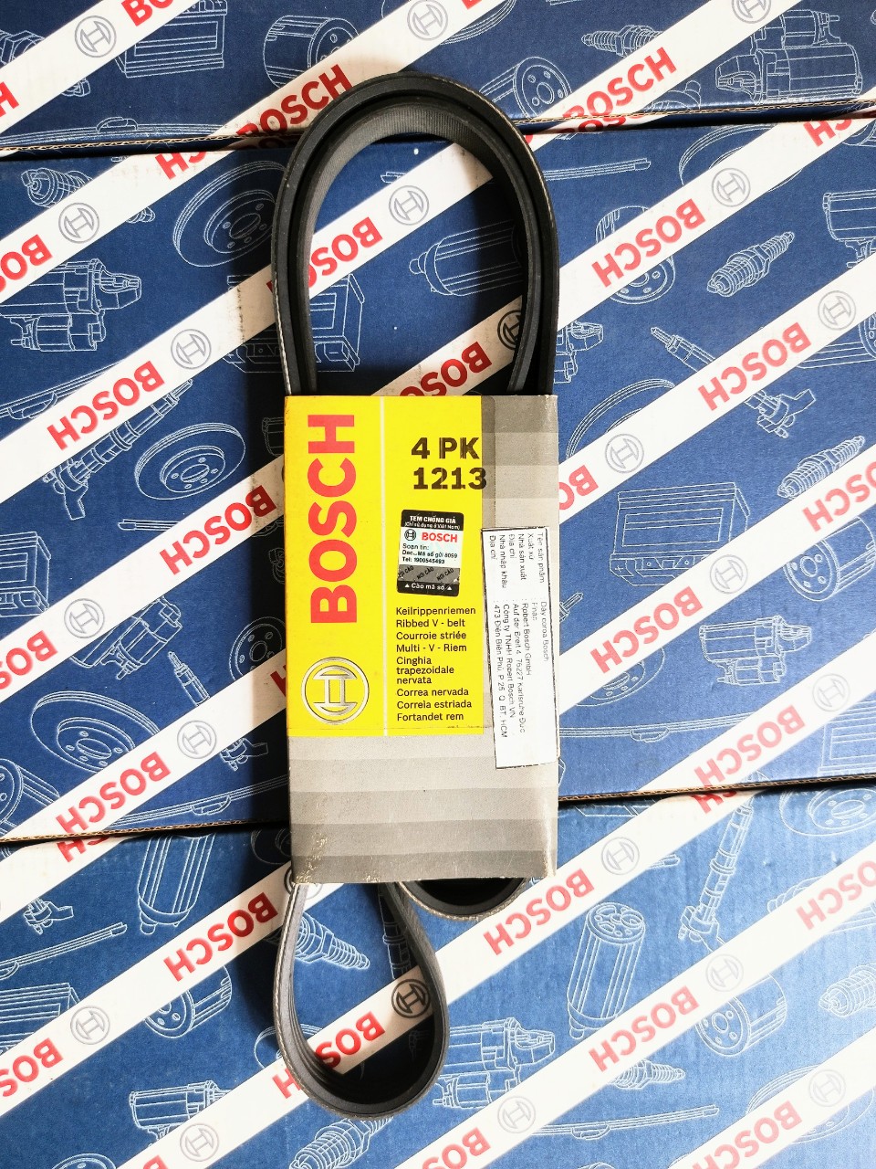 Dây Curoa Toyota Vios, Altis 1.3 (2007-2014) - Bosch 4PK1213