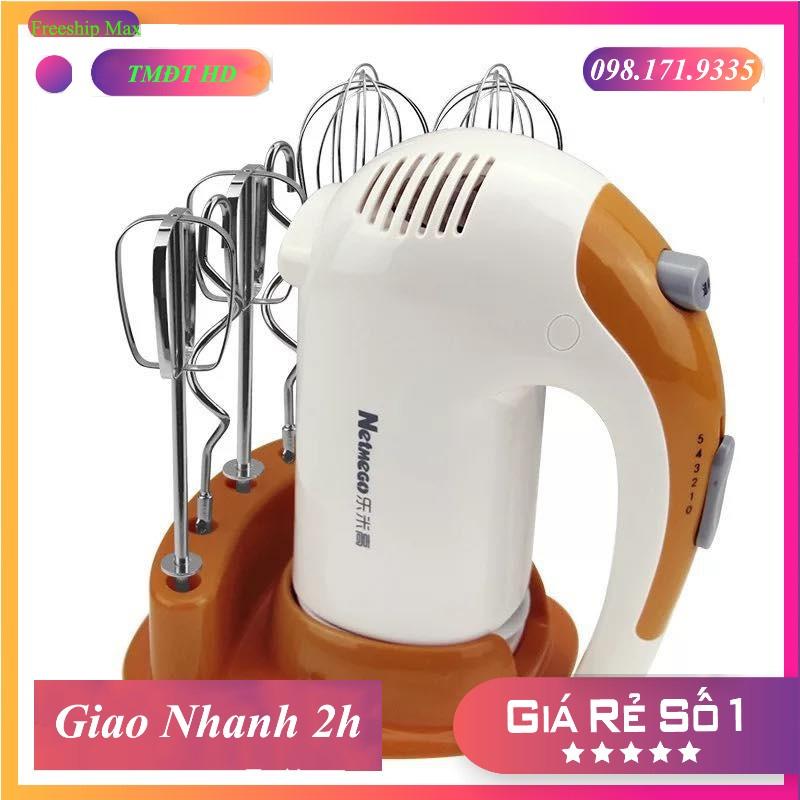 Máy đánh trứng cầm tay Netmego N38D 300W làm bánh tại nhà