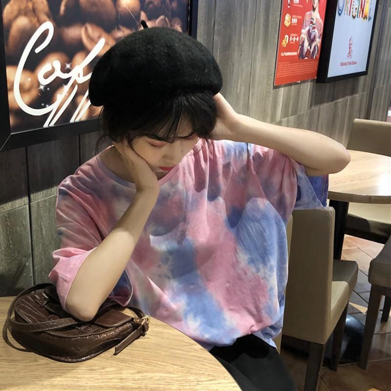 Áo thun nữ cổ tròn tay ngắn