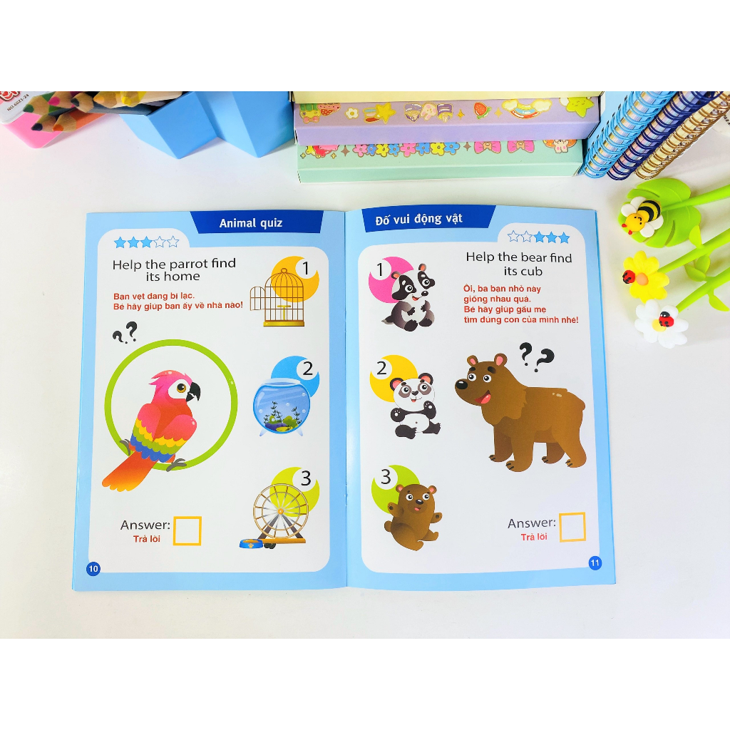 NDB - Animal quiz - đố vui động vật IQ-EQ-CQ