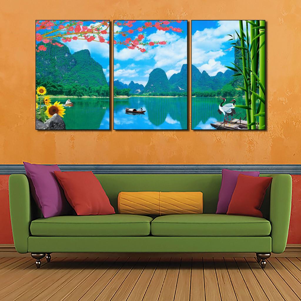 Tranh phong cảnh - tranh 3D phong thủy treo tường đẹp