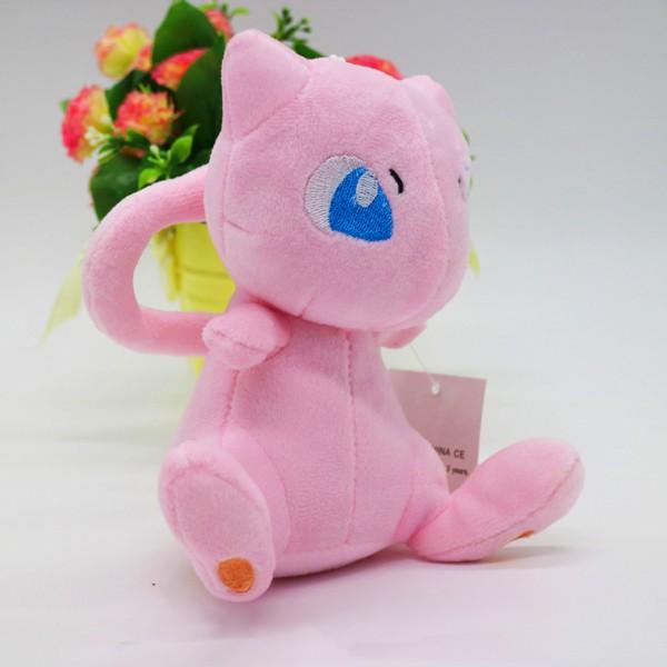 Gấu Bông Pokemon Mèo Mew Hồng Ngồi Dễ Thương Tặng Kèm 1 Ví Bóp Đựng Thẻ Dễ Thương Như Hình