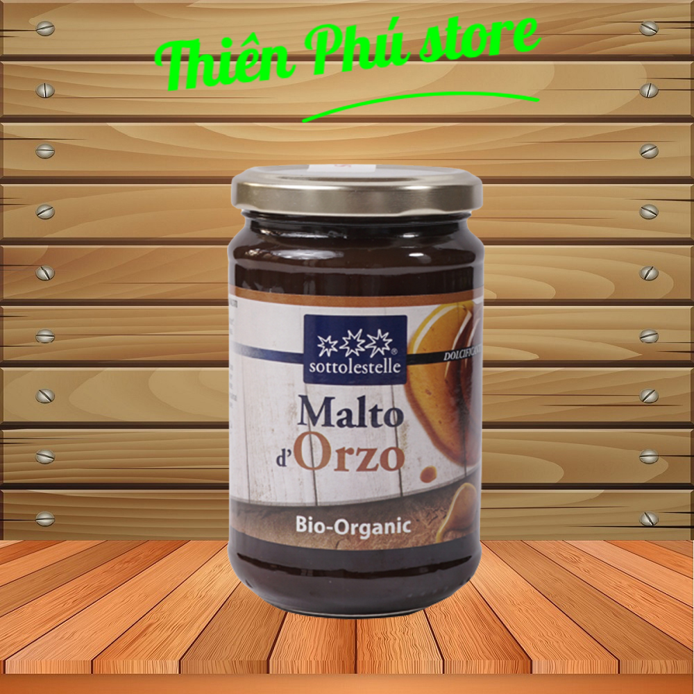 Mạch Nha Lúa Mạch Hữu Cơ 400g Sottolestelle Organic Malt Barley Syrup