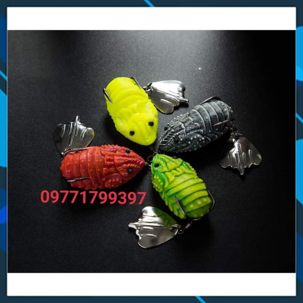 MỒI CÂU LURE NHÁI HƠI THÁI LAN V4 HUNTER CỰC NHẠY