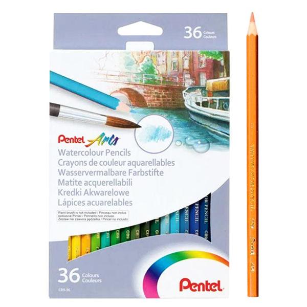 Hộp 36 Bút Chì Màu Nước - Pentel CB9-36U