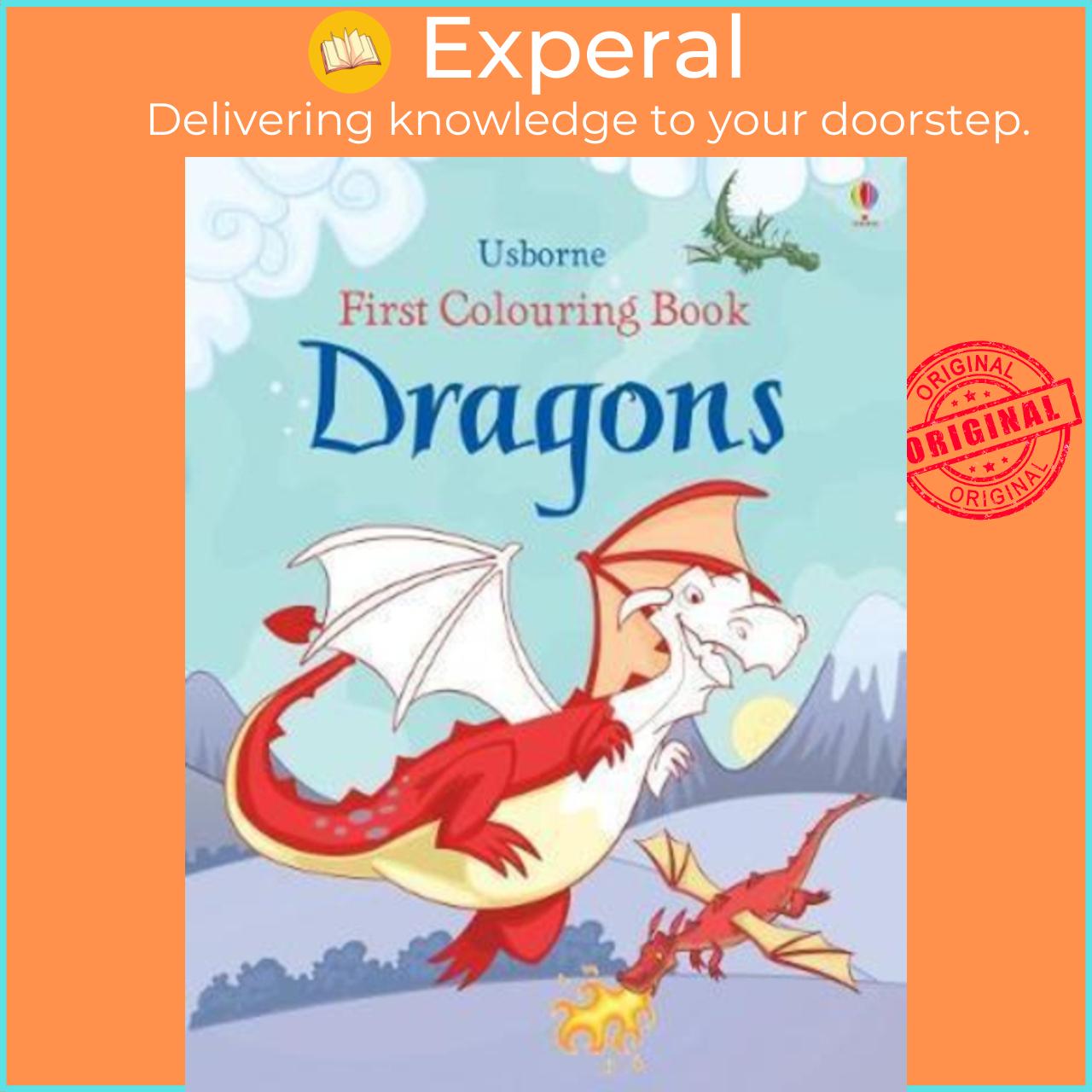 Sách - First Colouring Book Dragons by Jessica Greenwell