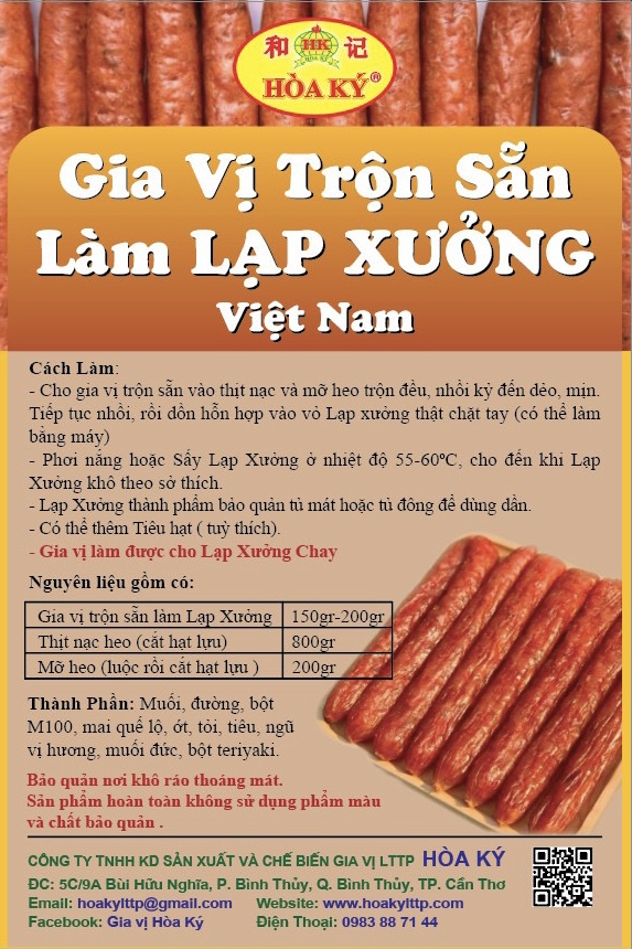 Gia Vị Trộn Sẵn Làm LẠP XƯỞNG VN 1kg