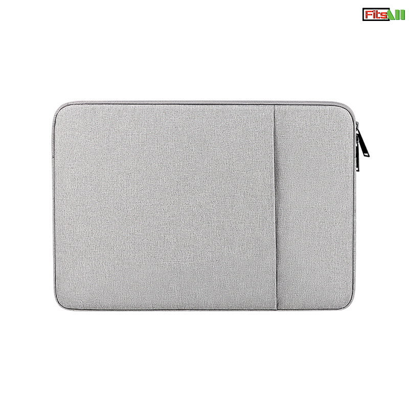 Túi Chống Sốc Bảo Vệ Cho Macbook, Laptop 13.3 Inch, 14.1 - 15.4 Inch Và 15.6 Inch Có 2 Ngăn Riêng Biệt, Chống Thấm Nước, Chống Mài Mòn Phù Hợp Cho Cả Nam Và Nữ Fitsall Tcs02 - Xám - 15.6 Inch