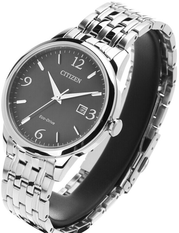Đồng Hồ Nam Citizen Dây Thép Không Gỉ BM7300-50E - Mặt Đen