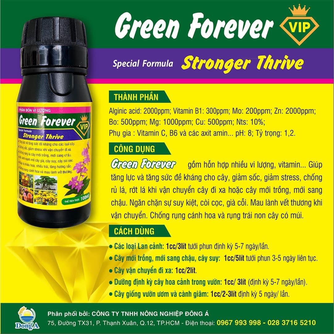 Phân bón vi lượng Green Forever lọ 100ml