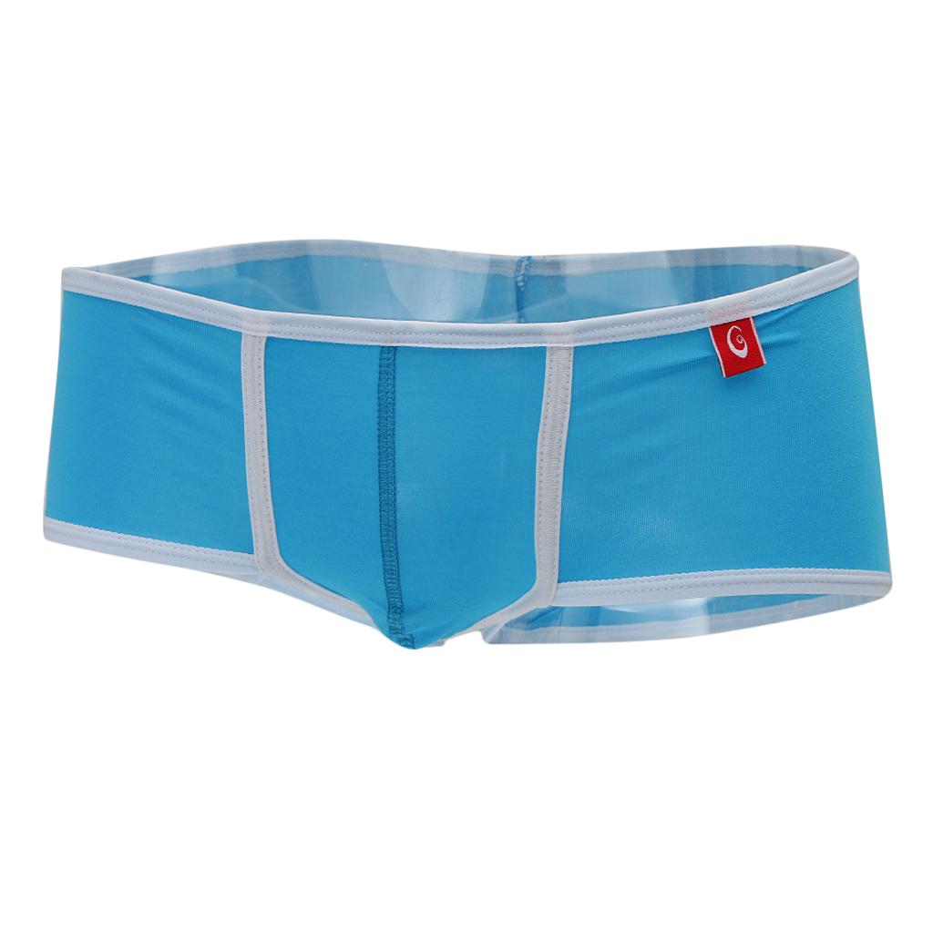 Men's Breathable Modal Boxer Briefs Underwear Stretch Briefs Trunks