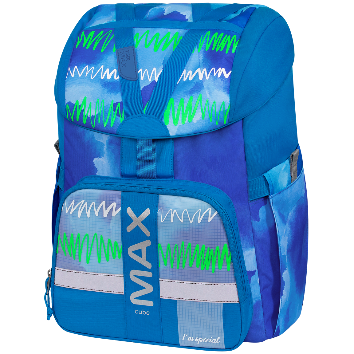 Ba Lô Chống Gù Max Cube Backpack - Neon Sky - Special Edition - Tiger Max TMMC-007A