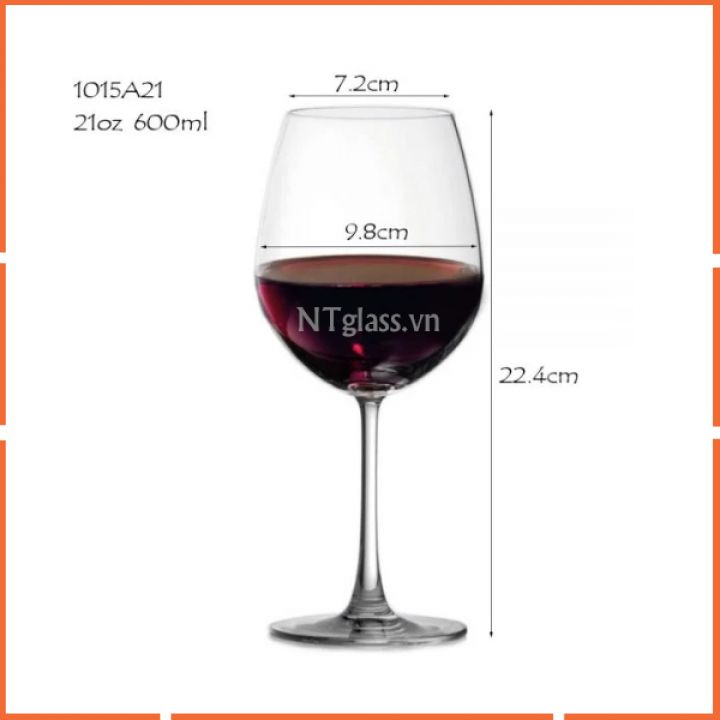 Ly uống rượu vang đỏ 600ml 1015A21