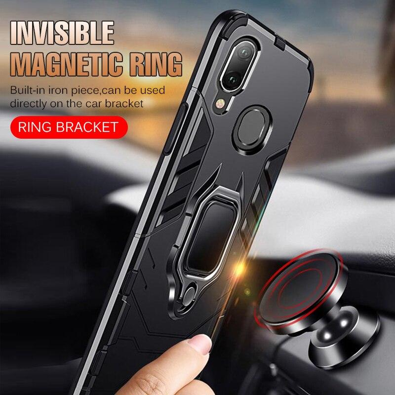 Ốp điện thoại có nhẫn đỡ từ tính cho Xiaomi Redmi Note 8 Pro 8t Note 7 8a 7a 6a