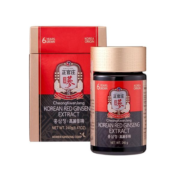 [COMBO] Tinh chất hồng sâm cô đặc KGC Global Tăng đề kháng Hộp 240g + Tặng kẹo hồng sâm 120g KGC