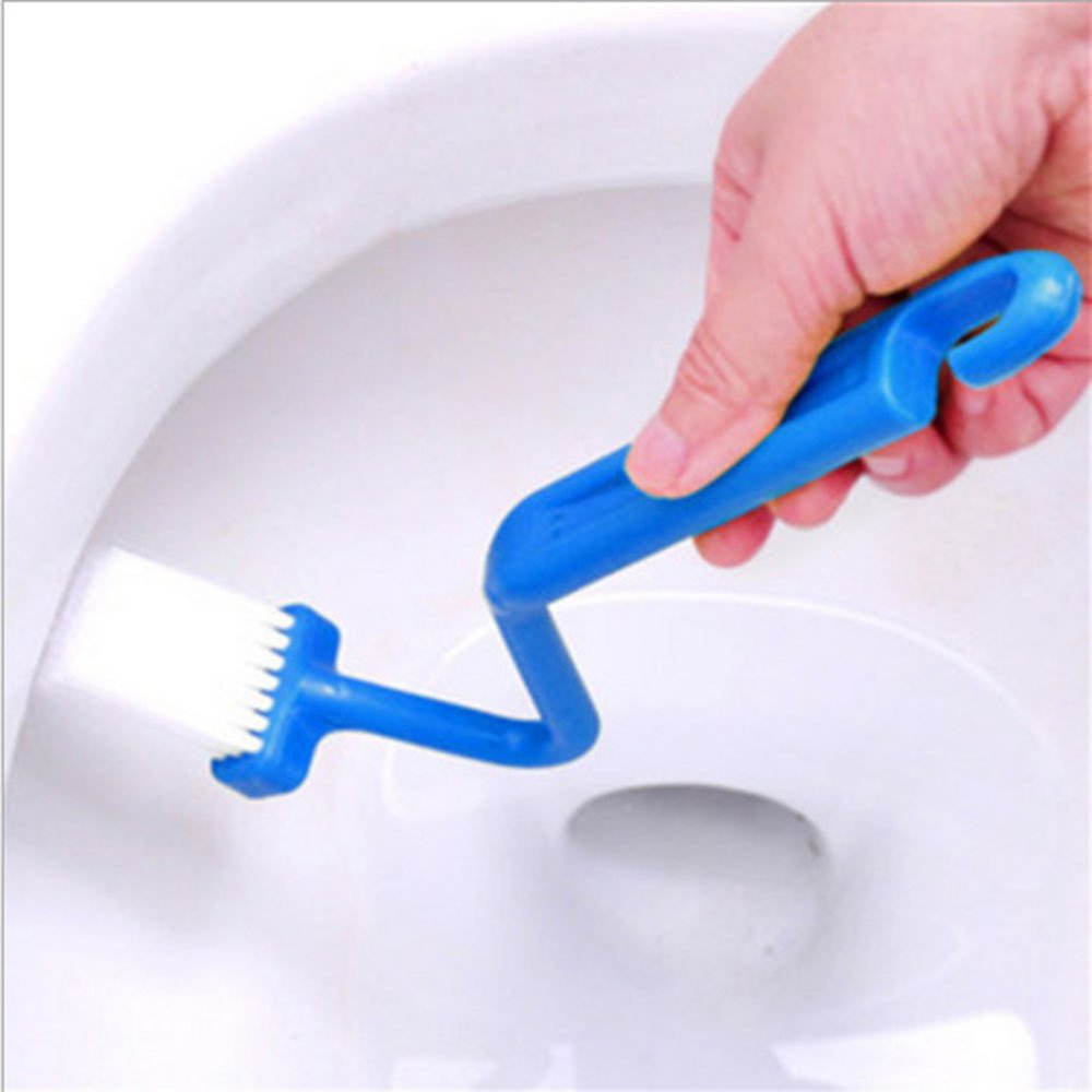 Bàn chải cọ vệ sinh,toilet có móc treo tiện lợi thiết kế chữ V TL18