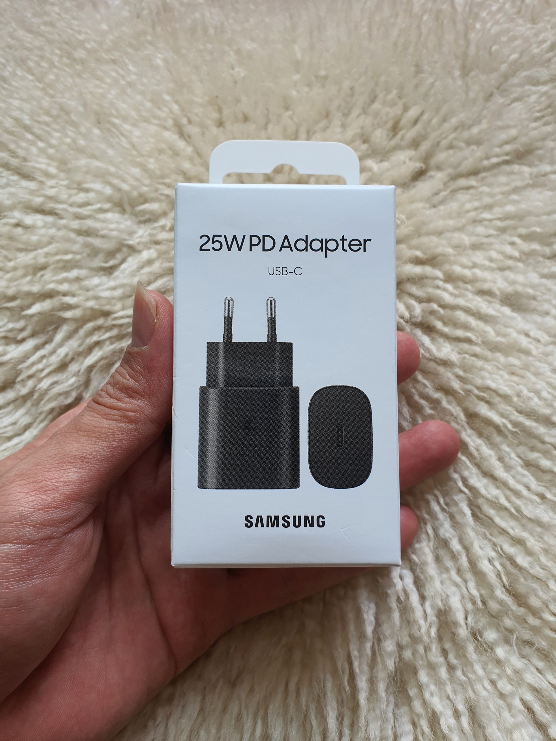 Adapter Sạc 1 Cổng 25W Type C Samsung TA800XW Hỗ Trợ Sạc Nhanh - Hàng Chính Hãng