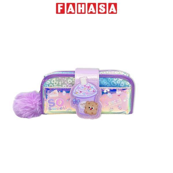 Bóp Viết Vải So Sweet - Yescholar 9314 - Màu Tím