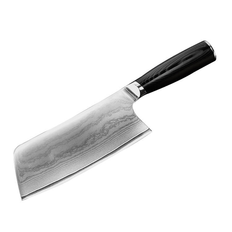 DAO BẾP SANTOKU THÉP DAMASCUS MÃ a1DT124