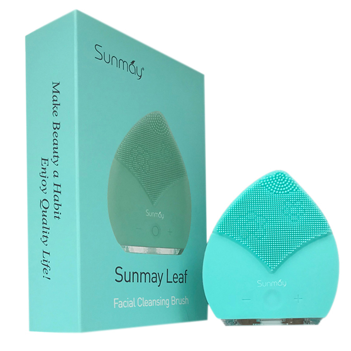 Máy rửa mặt Sunmay Luxury Leaf - Tiffany Blue