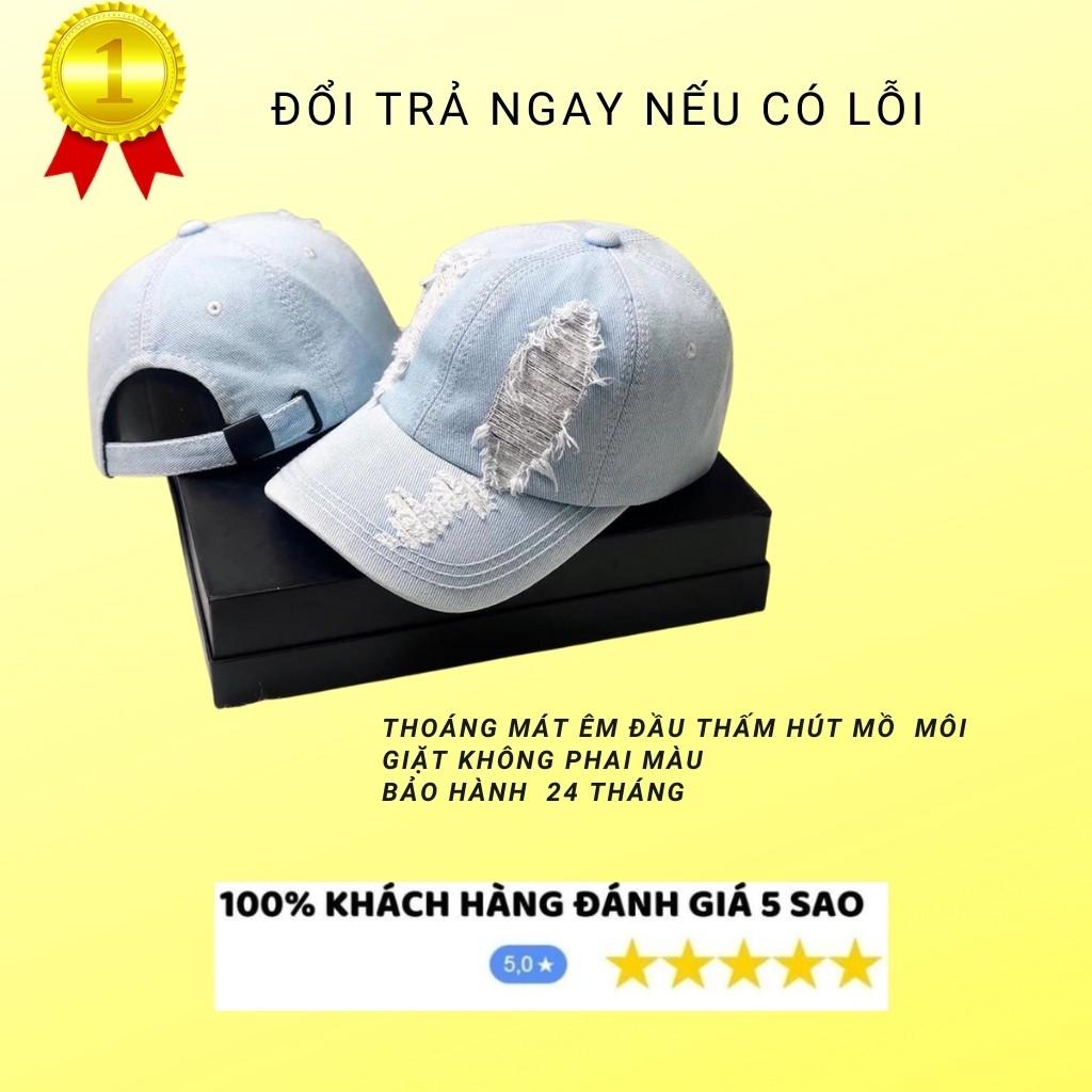 Mũ Lưỡi Trai JEAN BỤI Nam Nữ Cực Chất Mềm Mịn ,Thoáng Mát ,Thấm Hút Mồ Hôi Màu Xanh Và Đen