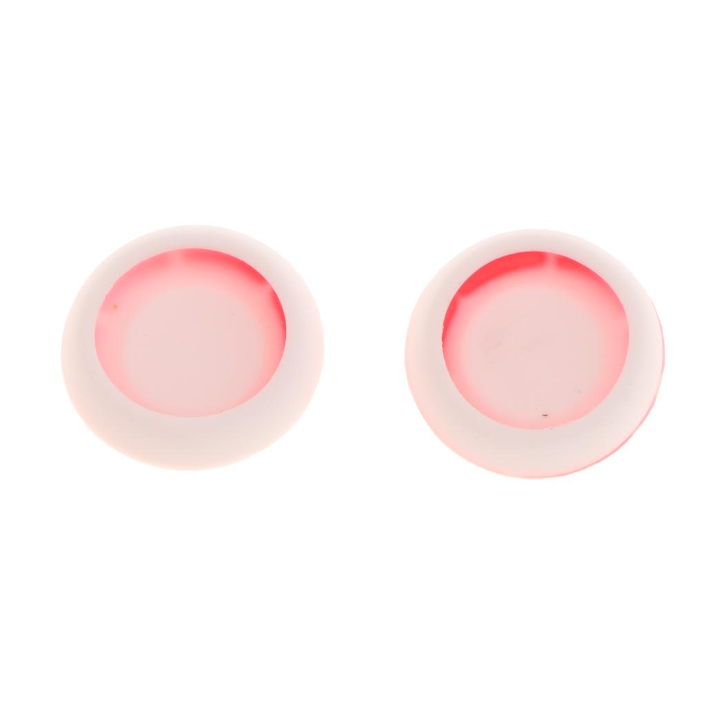 Pair Silicone Joystick Thumb Stick Grips Caps  for PS4 PS3 Xbox 360 Red