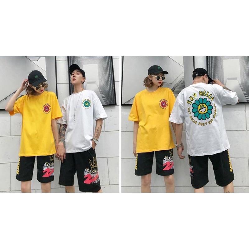 Áo thun form rộng tay lở Unisex