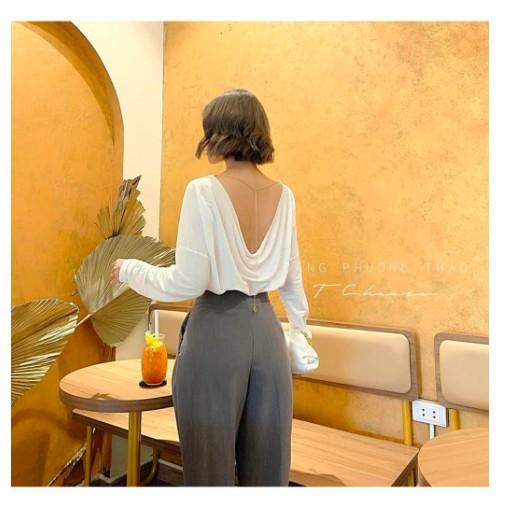 Quần baggy lưng cao cạp liền chất tuyết mưa cao cấp RumHana Fashion _mã 57