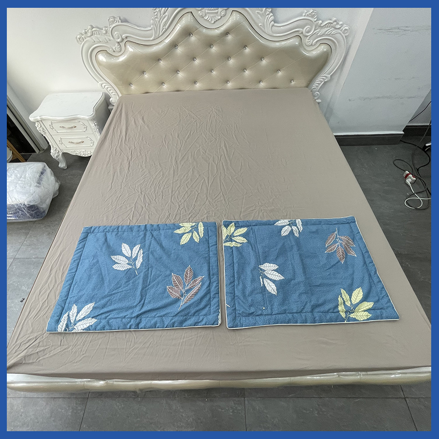 Bộ Ga Ra Gối 3 Món Cotton Hàn Quốc Ga Giường Cotton Cao Cấp