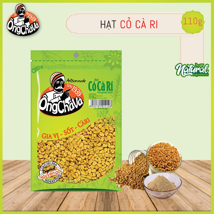 Hạt Cỏ Cà Ri Ông Chà Và 110g (Fenugreek Seeds)