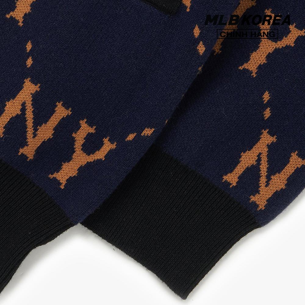 MLB - Áo khoác cardigan phom suông Dia Monogram All Over 3AKCM0224