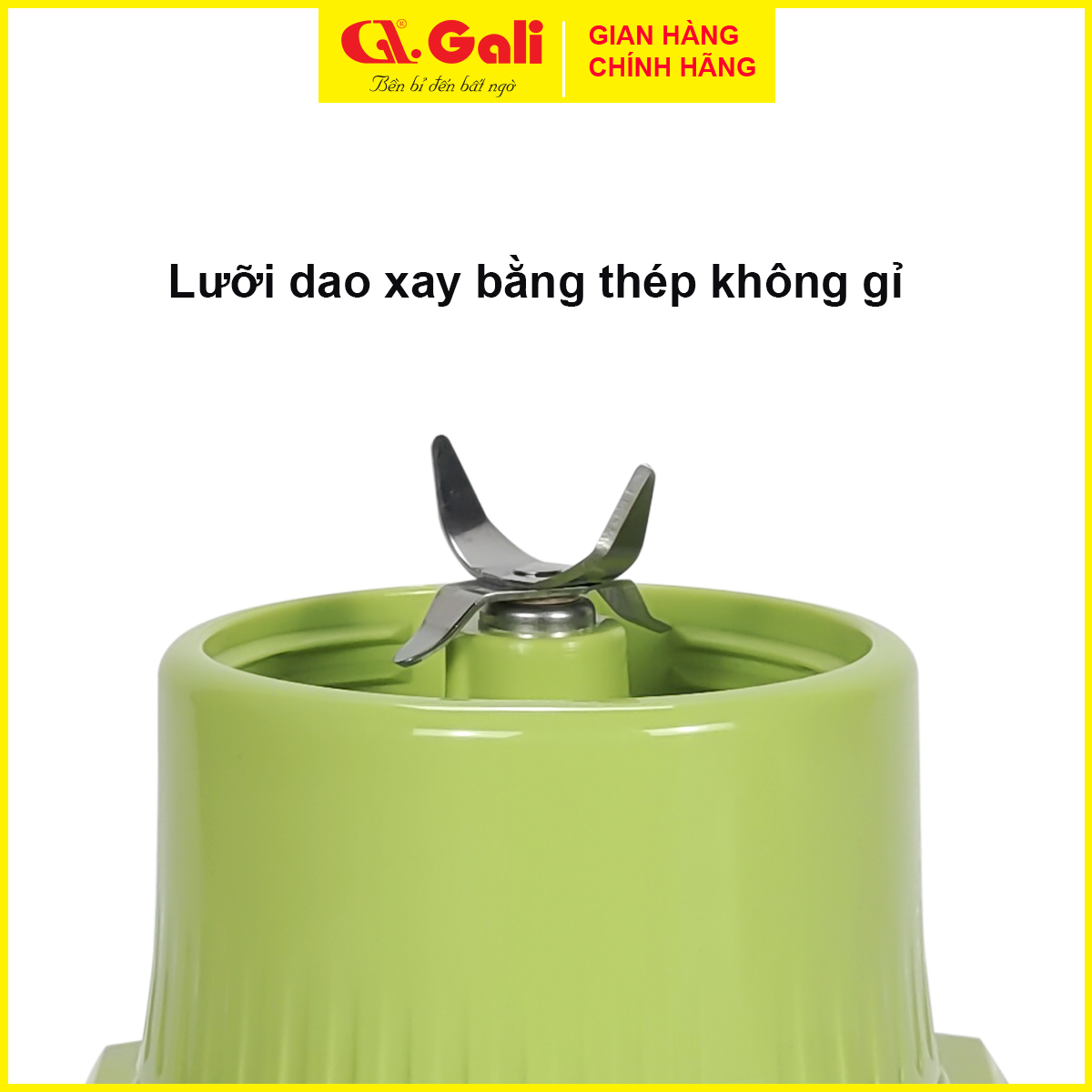 Máy xay sinh tố 2in1, 400w, đa chức năng xay các loại sinh tố rau củ quả, làm sữa hạt, xay khô, hàng chính hãng 100% , bảo hành 12 tháng Gali